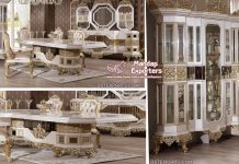 Luxurious White Dining Room Furniture Set Luxurious White Dining Room Furniture Set