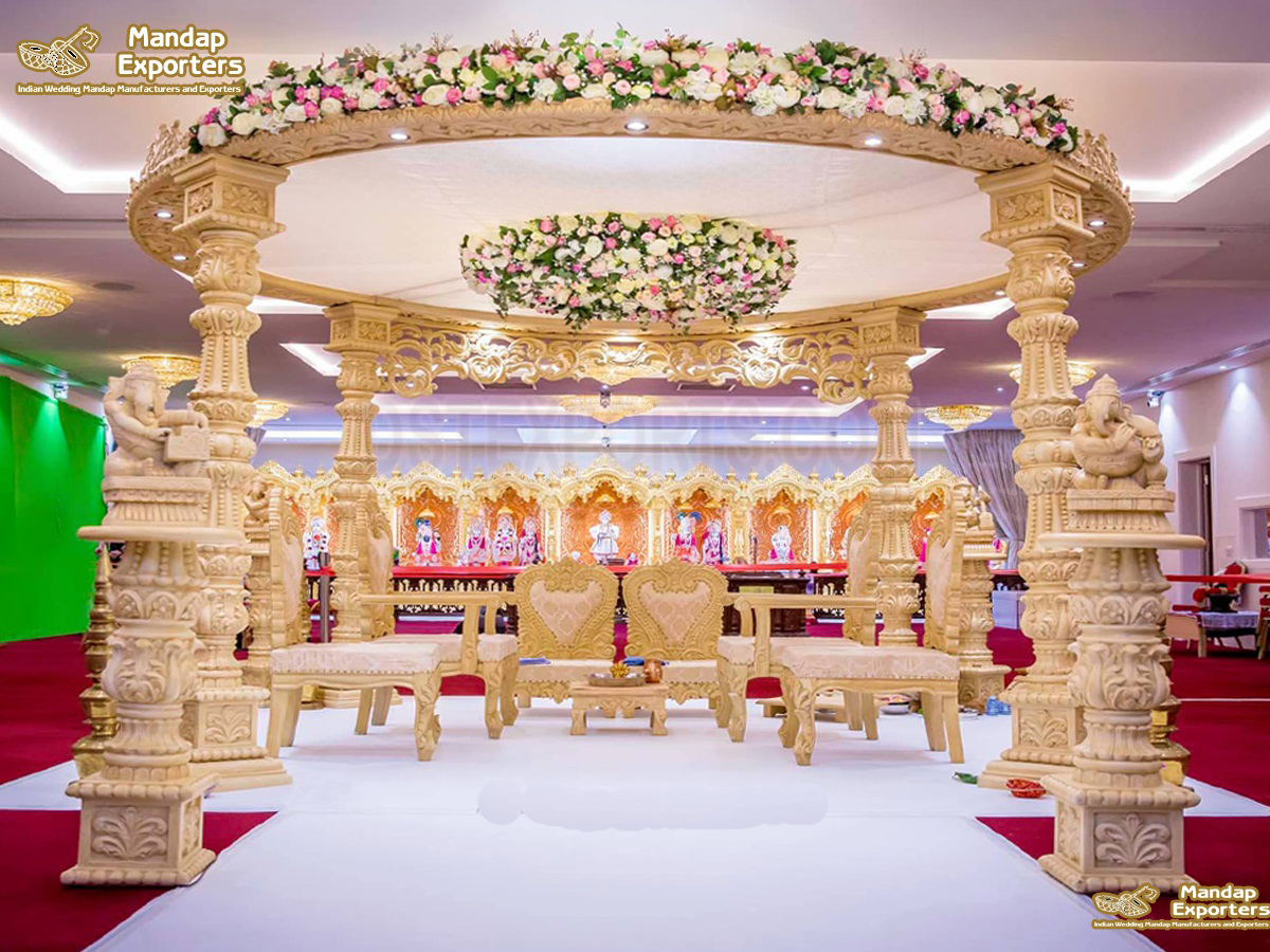 Premium Solid Wood Wedding Mandap UK