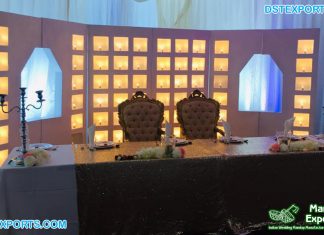 Romantic & Chic Wedding Candle Backdrops