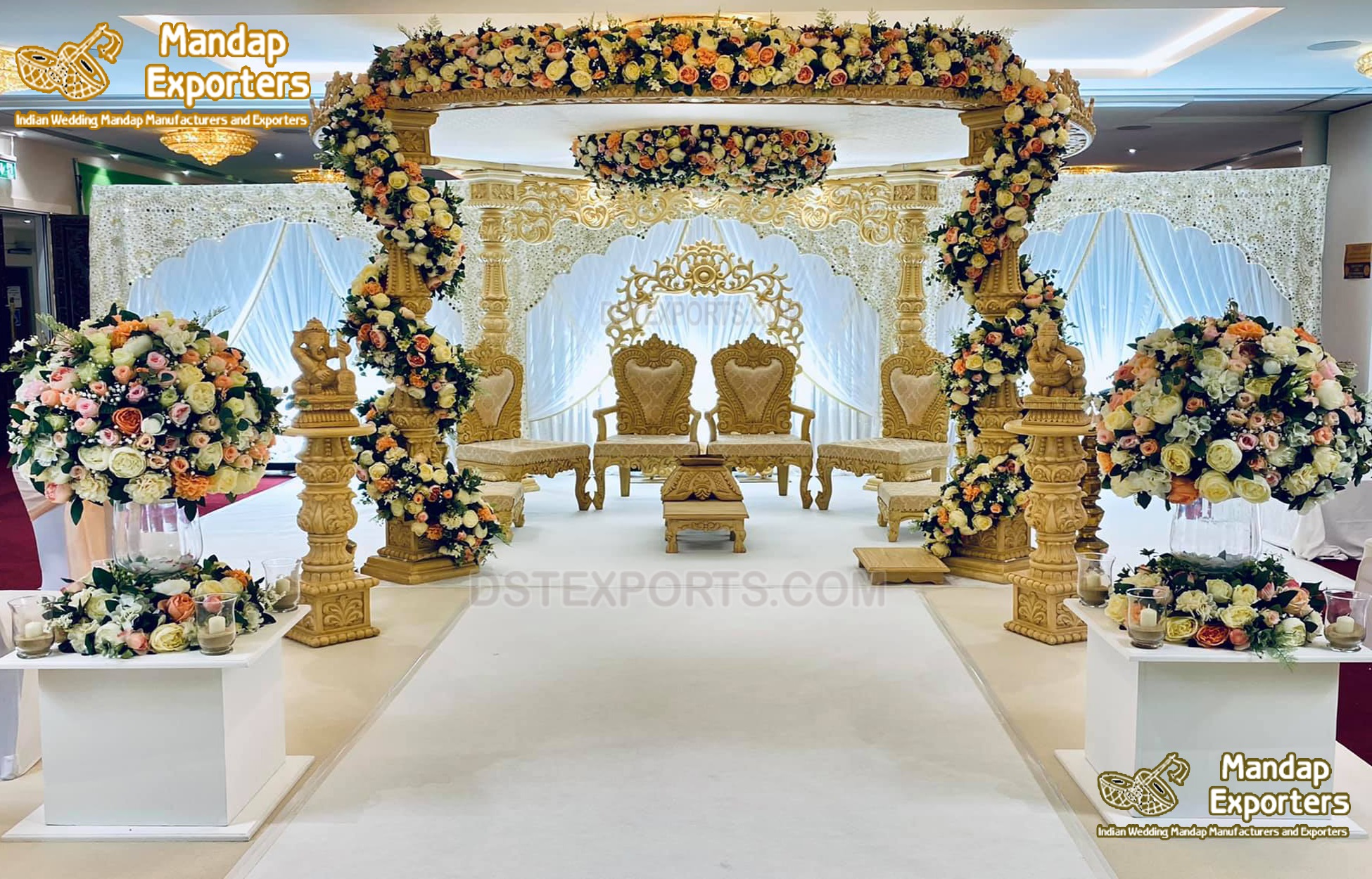 Royal Wooden Hand Crafted Wedding Mandap