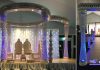 Stunning Blueberry Themed Wedding Mandap Stunning Blueberry Themed Wedding Mandap