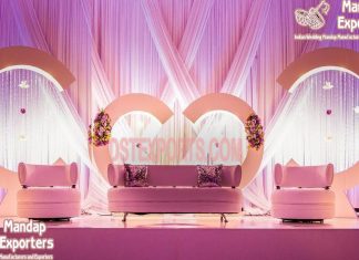 Stunning Wedding Stage Backdrop Frame