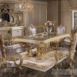 Top Classic Carved Dining Room Furniture Set