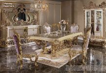 Top Classic Carved Dining Room Furniture Set Top Classic Carved Dining Room Furniture Set