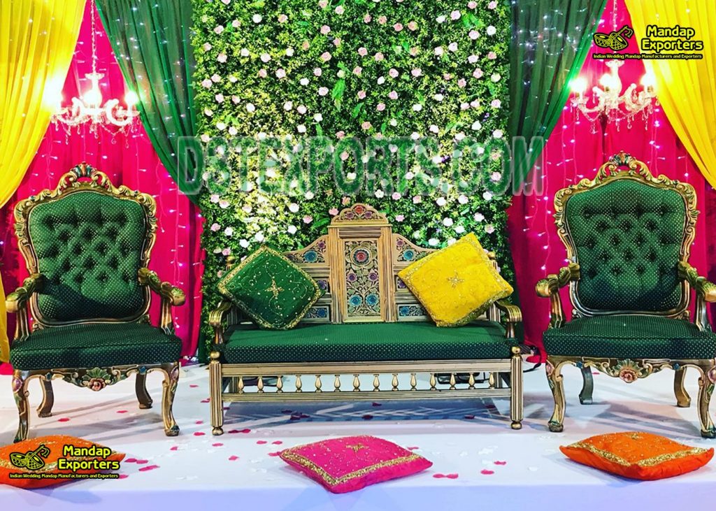 Trending Muslim Wedding Stage Sofa Set