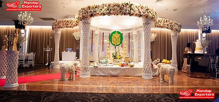 Trendy Diamond Cut Wedding Mandap USA