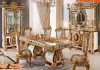 Victorian Wooden Carving Dining Table Set