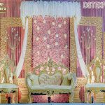 Classical Golden Fiber Frames Wedding Decor