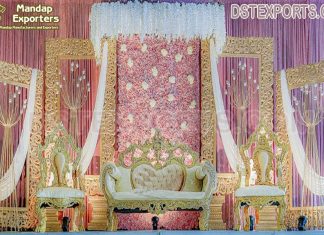 Classical Golden Fiber Frames Wedding Decor Classical Golden Fiber Frames Wedding Decor