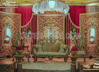 Elegant Mehrab Wedding Stage Backdrop Frames Elegant Mehrab Wedding Stage Backdrop Frames