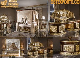 European Style Four Poster Bedroom Furniture