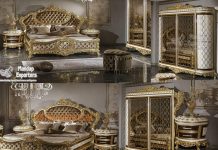 European Style King Queen Bedroom Furniture