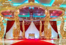 Exclusive Indian Wedding Paisley Mandap Set Exclusive Indian Wedding Paisley Mandap Set