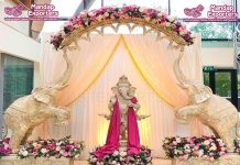 Exclusive Elephant Statue For Wedding Entrance Exclusive Wooden Elephant Statue For Wedding Entrance