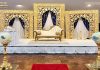 Golden FRP Frames & Panels Decor Wedding Stages Golden FRP Frames & Panels Decor Wedding Stages