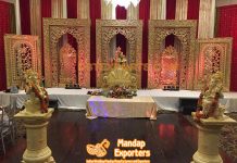 Hindu Wedding Ceremony Stage Fiber Frames