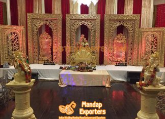 Hindu Wedding Ceremony Stage Fiber Frames