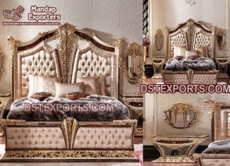 King Queen Master Room Bed & Bedsides