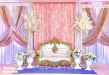 Luxurious Gold Carved Wedding Stage Couch Luxurious Gold Carved Wedding Stage Couch