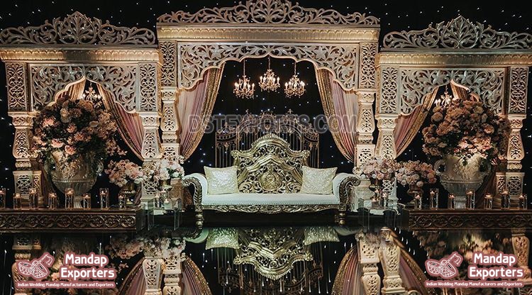 Luxury Bollywood Style Wedding Stage Decor