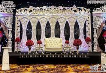Luxury Wedding Fiber Stage Backdrop Frames Luxury Wedding Fiber Stage Backdrop Frames