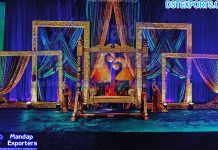 Magnificent Colorful Theme Mehndi Stage Decoration Magnificent Colorful Theme Mehndi Stage Decoration