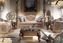 Modern Living Room Comfortable Fabric Sofa Set