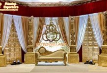 Open Style South Indian Wedding Stage