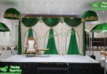 Perfect Mehndi Function Theme Backdrop Decoration