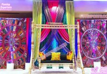 Rajasthani Handmade Mehndi Backdrop Curtains