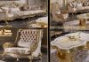 Royal Antique Golden Carved Sofa Set
