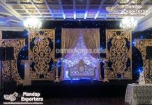 Stunning Wedding Stage Backdrop Panel Decoration