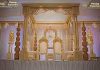 Traditional Triple Pillar Wooden Wedding Mandap Traditional Triple Pillar Wooden Wedding Mandap