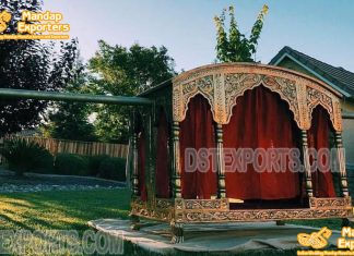 Traditional Wedding Rajwada Doli for Bride Entry