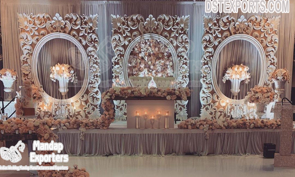 Wedding Stage Floral Design Back Frames