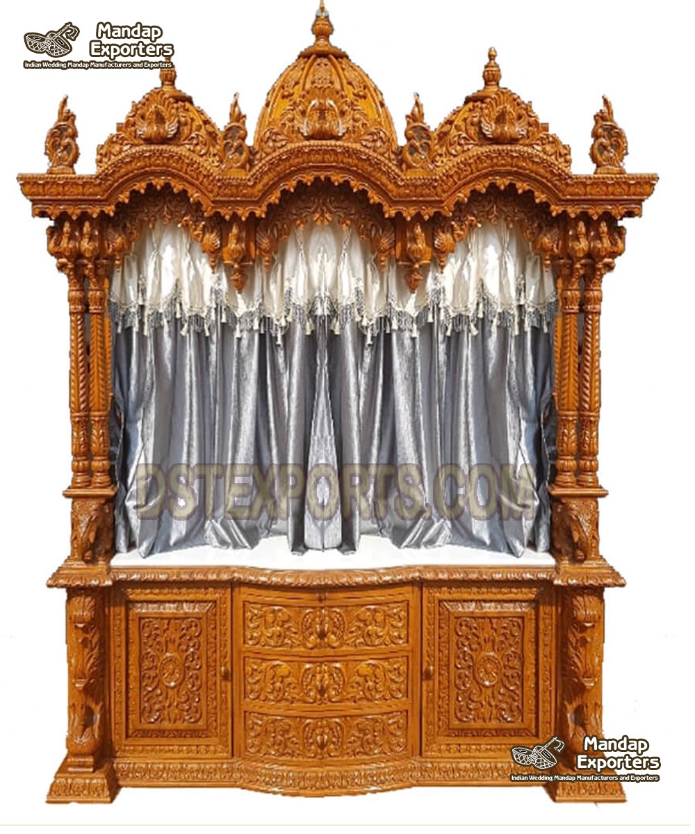Wooden Large Size Temple For Home Decor