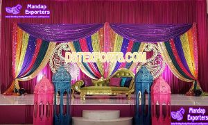 Arabian Moroccan Theme Stage For Mehndi Function