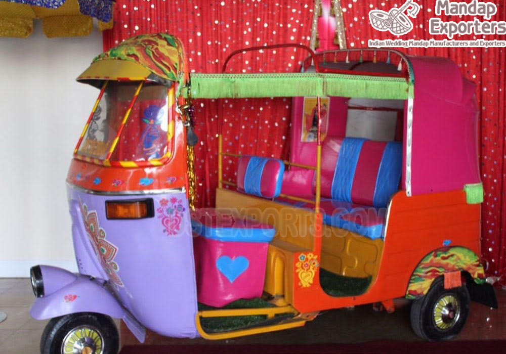 Awesome Wedding Photo Booth Auto Rickshaw