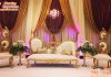 Classical Bride Groom Loveseat For wedding Stage Classical Bride Groom Loveseat For wedding Stage