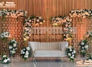 Classical Theme Candle Wall For Wedding Stage Classical Theme Candle Wall For Wedding Stage