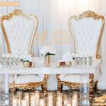 Designer Wedding Stage King Queen Chairs