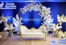 Elegant Engagement Ceremony Stage Couch Elegant Engagement Ceremony Stage Couch