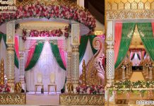 Elegant Indian Wedding Maharani Mandap Decor Elegant Indian Wedding Maharani Mandap Decor