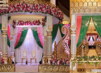 Elegant Indian Wedding Maharani Mandap Decor Elegant Indian Wedding Maharani Mandap Decor