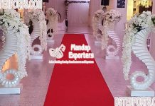 Elegant Wedding White Flower Pot/ Pillars Elegant Wedding White Flower Pot/ Pillars