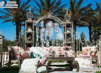 Exclusive White Metal Gate Frame For Wedding Exclusive White Metal Gate Frame For Wedding