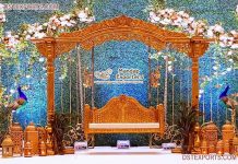 Grand Sangeet & Mehendi Function Swing Decor Wooden Swing Manufactuerr
