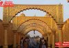 Grand Traditional Wedding Entrance Fiber Gate Indian Wedding Style Decor