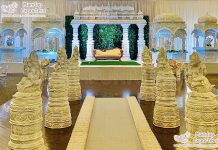 Grand Wedding White Theme Manavarai Stage Grand Wedding White Theme Manavarai Stage