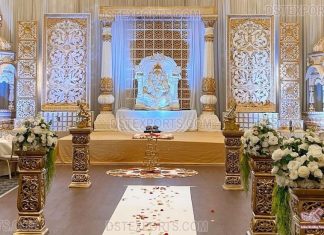 Luxury Wedding Traditional Stage Decoration Luxury Wedding Traditional Stage Decoration